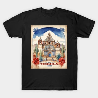 Tequila Jalisco Mexico Vintage Tourism Travel T-Shirt